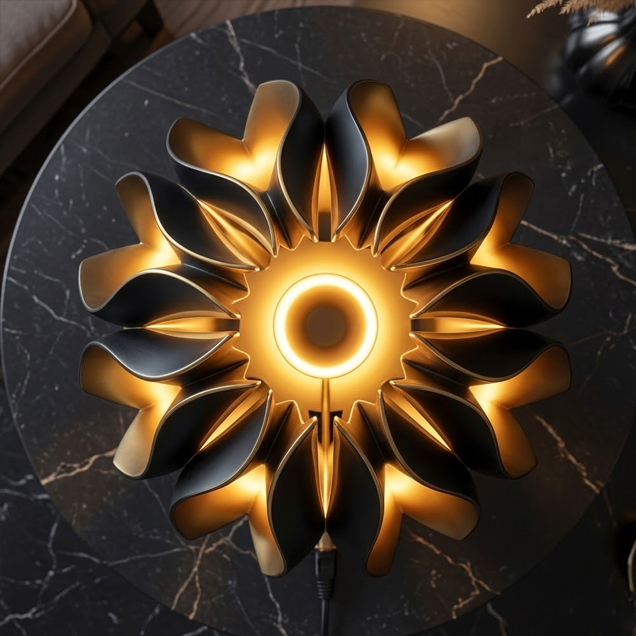 Modern Petal Lamp image